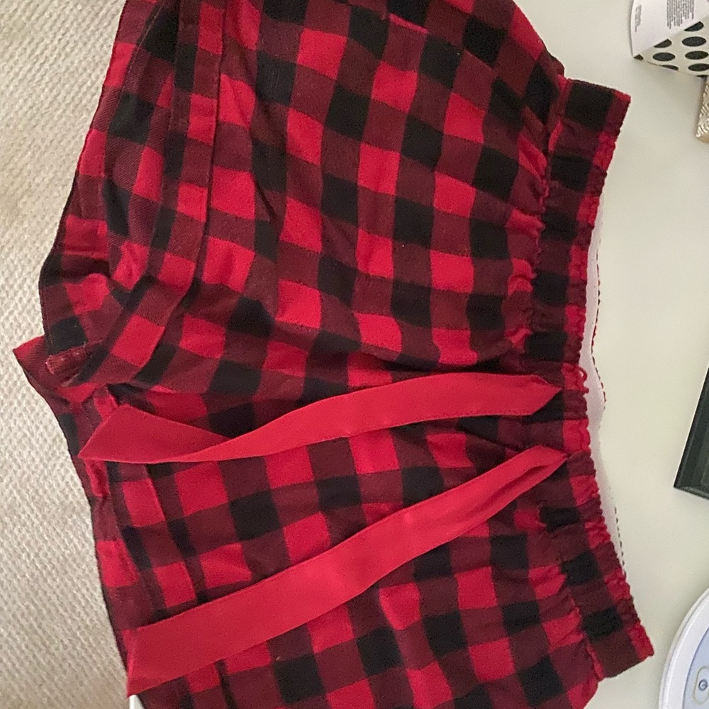 Hollister plaid pajama shorts